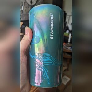🧜‍♀️Starbucks Siren Iridescent Ceramic Tumbler 2023